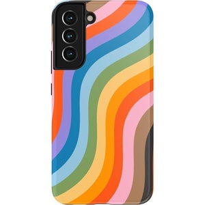 image:imageCasely Galaxy S22 Plus Case  Current Mood  Cow Print  Essential Slim DualLayer Protective DesignLove for All  Rainbow Pride