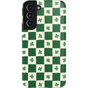 image:imageCasely Galaxy S22 Plus Case  Current Mood  Cow Print  Essential Slim DualLayer Protective DesignLucky You  Shamrock