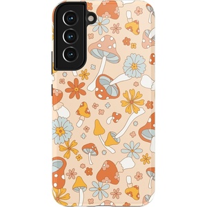 image:imageCasely Galaxy S22 Plus Case  Current Mood  Cow Print  Essential Slim DualLayer Protective DesignMushroom Magic  Retro Floral
