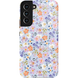 image:imageCasely Galaxy S22 Plus Case  Current Mood  Cow Print  Essential Slim DualLayer Protective DesignPoppy Meadows  Pastel Floral