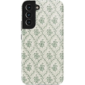 image:imageCasely Galaxy S22 Plus Case  Current Mood  Cow Print  Essential Slim DualLayer Protective DesignSage Tapestry  Floral Vines
