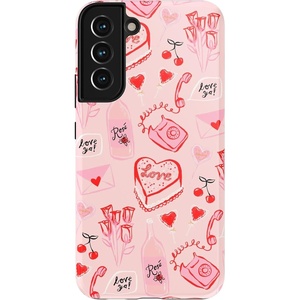 image:imageCasely Galaxy S22 Plus Case  Current Mood  Cow Print  Essential Slim DualLayer Protective DesignThats Amore  Valentines