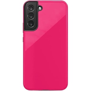 image:imageCasely Galaxy S22 Plus Case  Current Mood  Cow Print  Essential Slim DualLayer Protective DesignThink Pink  Solid Neon Pink