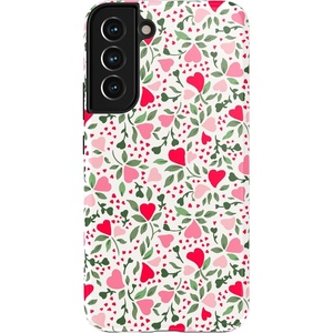 image:imageCasely Galaxy S22 Plus Case  Current Mood  Cow Print  Essential Slim DualLayer Protective DesignVines of Love  Floral Heart