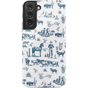 image:imageCasely Galaxy S22 Plus Case  Current Mood  Cow Print  Essential Slim DualLayer Protective DesignWild West Adventure  Desert