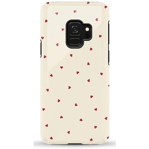 image:imageCasely Galaxy S9 Case  Leaf Me Alone  Green Floral Print  Essential Slim DualLayer Protective DesignBe Mine  Tiny Hearts