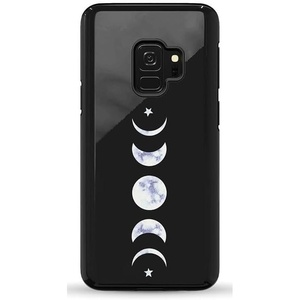 image:imageCasely Galaxy S9 Case  Leaf Me Alone  Green Floral Print  Essential Slim DualLayer Protective DesignIts Just a Phase  Marble Moon