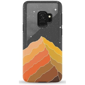 image:imageCasely Galaxy S9 Case  Leaf Me Alone  Green Floral Print  Essential Slim DualLayer Protective DesignNight Skies  Mountain Starlight