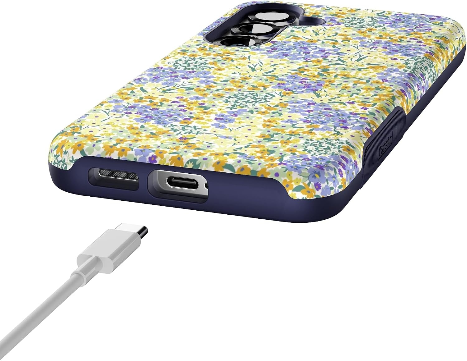 image:imageCasely Galaxy S25 Case  Pura Vida  Coastal Checkers  Bold Protective Design  Compatible with MagSafeDream Garden  Cottagecore
