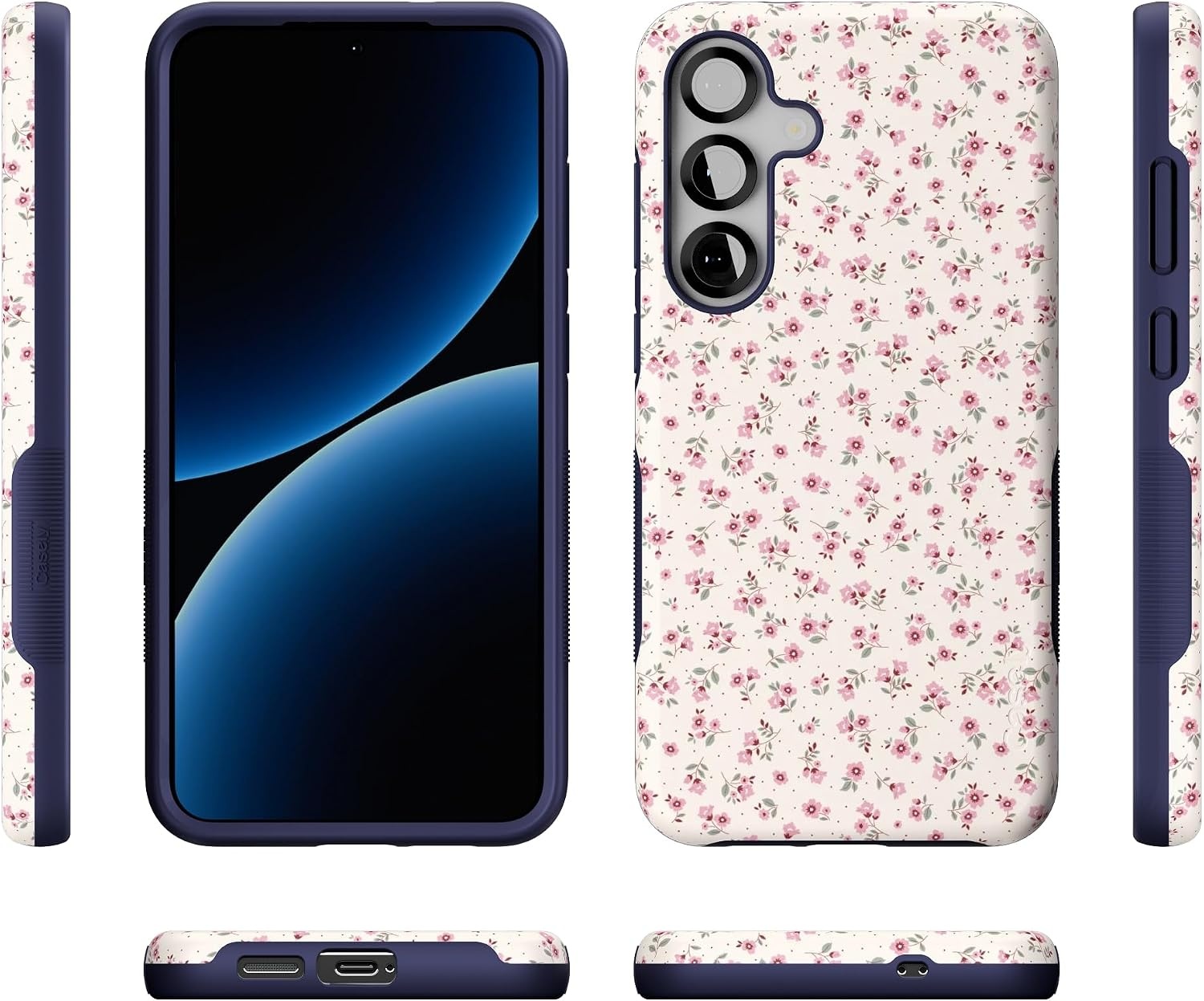 image:imageCasely Galaxy S25 Plus Case  Chateau Pups  French Dog  Bold Protective Design  Compatible with MagSafeCottage Charm  Cottagecore