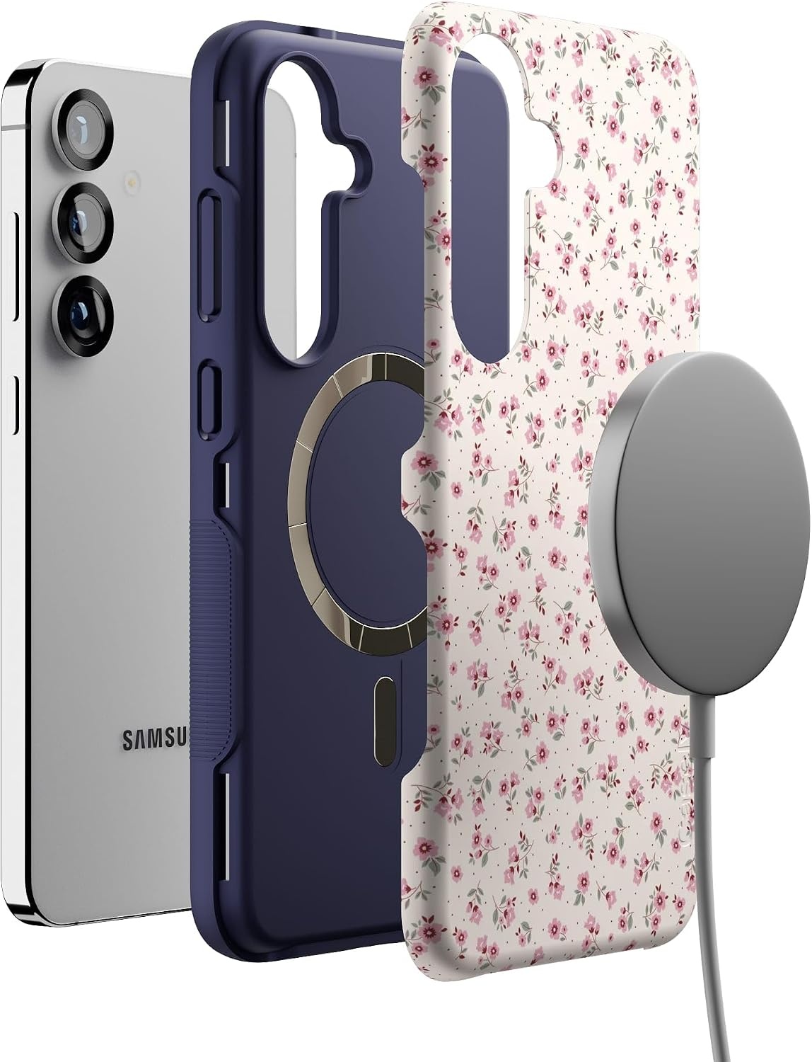 image:imageCasely Galaxy S25 Plus Case  Chateau Pups  French Dog  Bold Protective Design  Compatible with MagSafeCottage Charm  Cottagecore