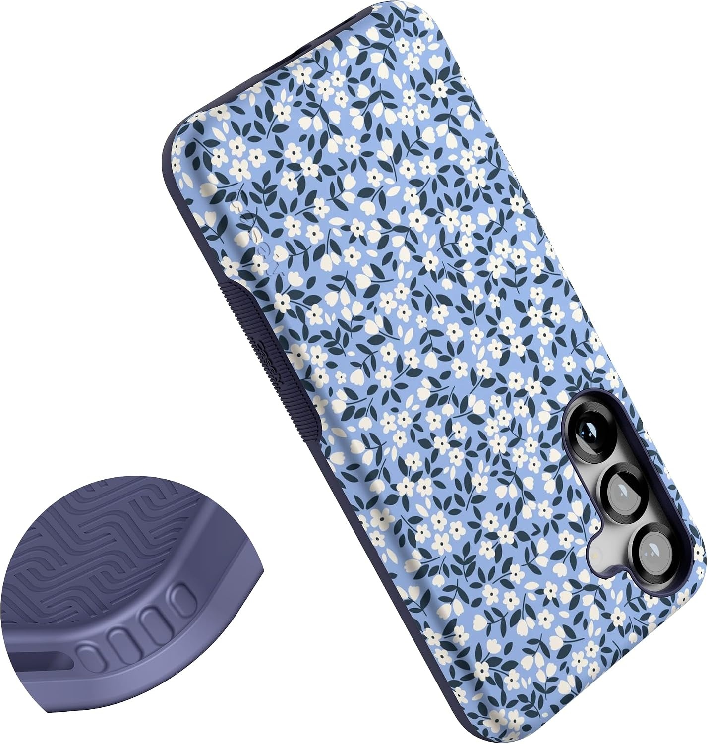 image:imageCasely Galaxy S25 Plus Case  Chateau Pups  French Dog  Bold Protective Design  Compatible with MagSafePicking Daisies  Cottagecore