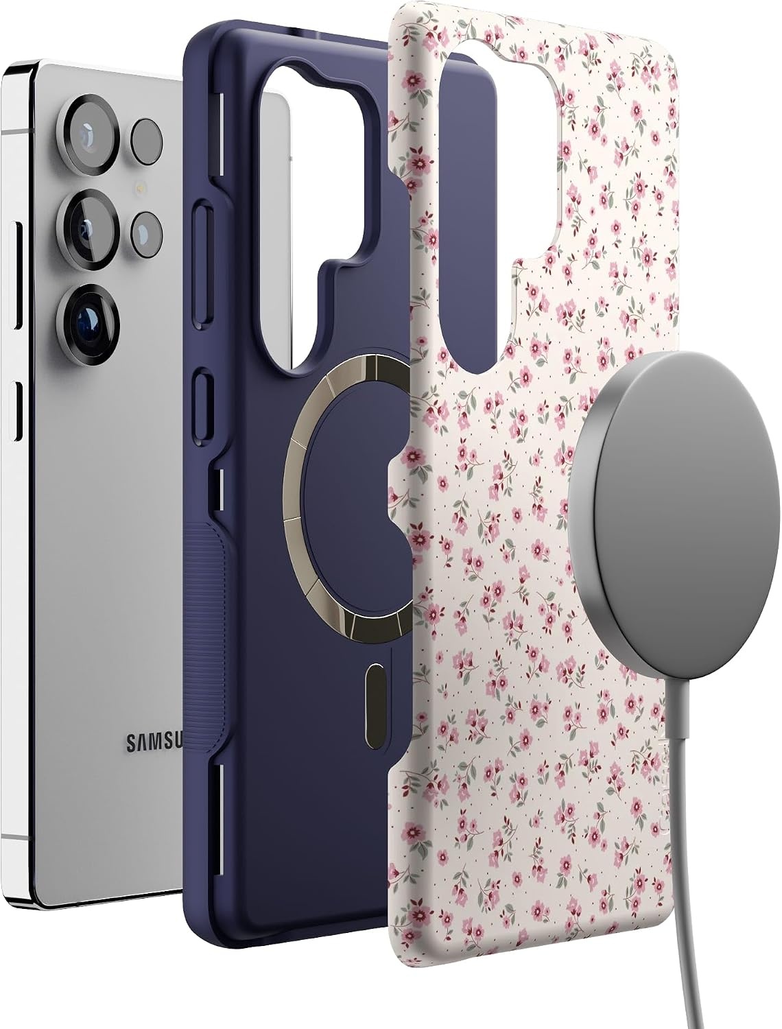image:imageCasely Galaxy S25 Ultra Case  Mystic Meadow  Green Gardens  Bold Protective Design  Compatible with MagSafeCottage Charm  Cottagecore