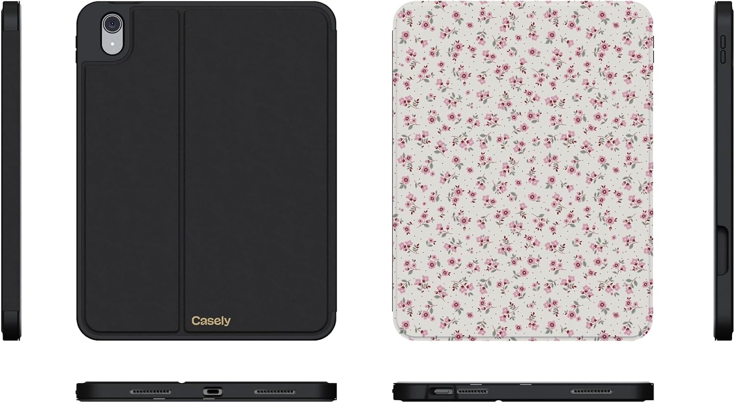 image:imageCasely iPad 109 10th Gen  A16 Case  Meadow Check  Floral GinghamCottage Charm  Cottagecore