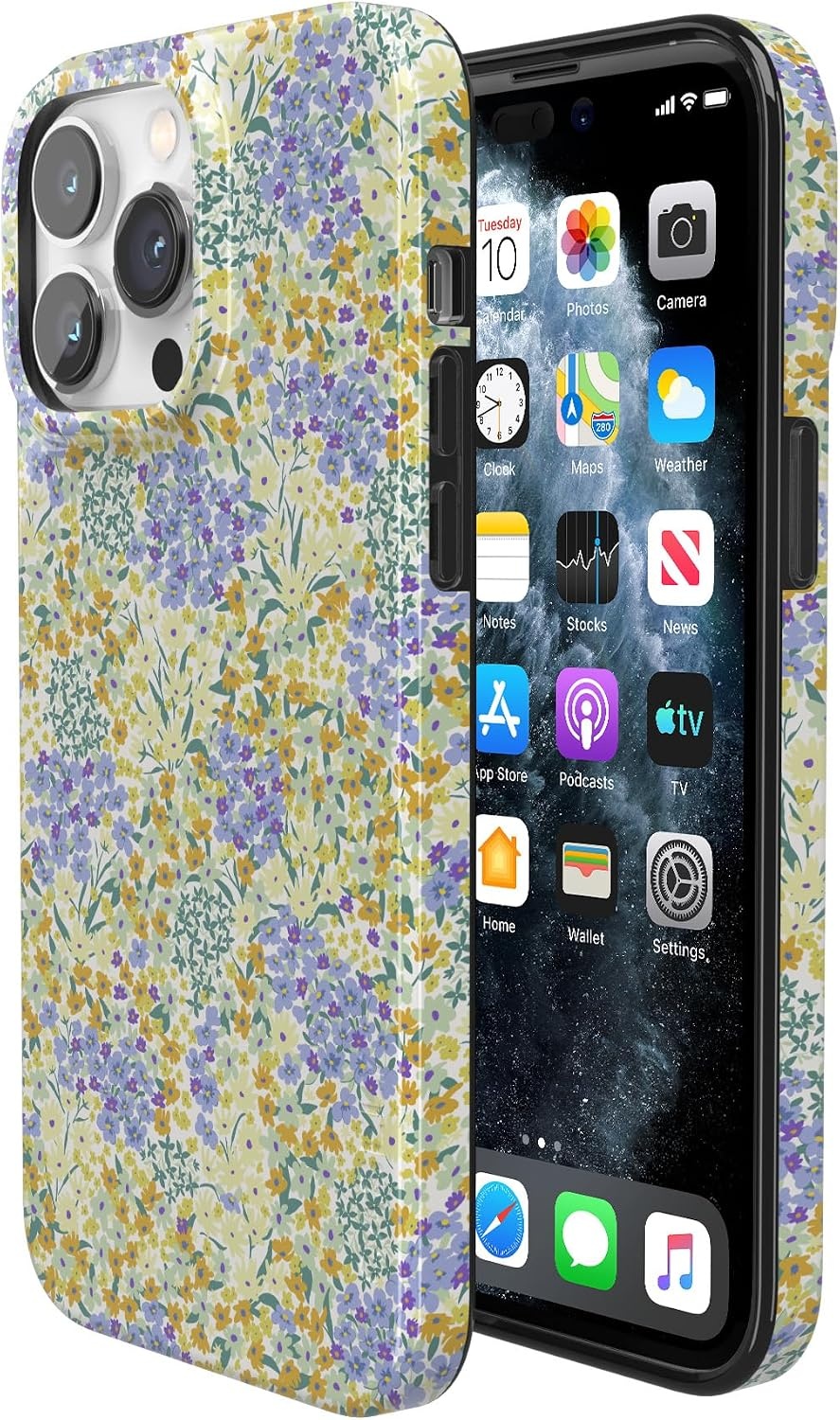 image:imageCasely iPhone 14 Pro Max Case  Art of Chaos  Grateful Dead Skull  Compatible with MagSafe  Classic Ultra Slim DesignDream Garden  Cottagecore