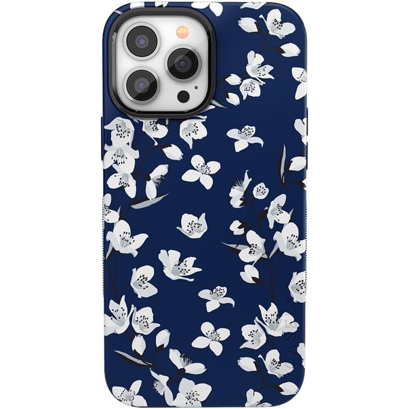 image:imageCasely iPhone 13 Pro Max Case  Miracle Ticket  Grateful Dead Vintage  Bold Protective DesignFloral Forest  Navy Cherry Blossom Floral