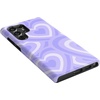 image:imageCasely Galaxy S22 Ultra Case  Cupids Canvas  Periwinkle Floral  Essential Slim DualLayer Protective DesignLove Song  Lavender Heart
