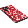 image:imageCasely Galaxy S22 Ultra Case  Cupids Canvas  Periwinkle Floral  Essential Slim DualLayer Protective DesignLove Song Remix  Ombre Hearts