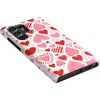 image:imageCasely Galaxy S22 Ultra Case  Cupids Canvas  Periwinkle Floral  Essential Slim DualLayer Protective DesignLove Struck  Heart Stickers