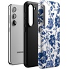 image:imageCasely Galaxy S23 Case  Love Wins  Pride  Essential Slim DualLayer Protective DesignRose to Fame  Blue  White Rose Floral