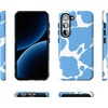 image:imageCasely Galaxy S23 Plus Case  Amalfi Aperitivo  Dolce Vita  Essential Slim DualLayer Protective DesignCurrent MOOd  Light Blue Cow Print