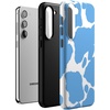 image:imageCasely Galaxy S23 Plus Case  Amalfi Aperitivo  Dolce Vita  Essential Slim DualLayer Protective DesignCurrent MOOd  Light Blue Cow Print