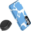 image:imageCasely Galaxy S23 Plus Case  Amalfi Aperitivo  Dolce Vita  Essential Slim DualLayer Protective DesignCurrent MOOd  Light Blue Cow Print