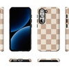image:imageCasely Galaxy S23 Plus Case  Amalfi Aperitivo  Dolce Vita  Essential Slim DualLayer Protective DesignFit Check  Neutral Checkerboard