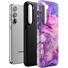 image:imageCasely Galaxy S23 Plus Case  Amalfi Aperitivo  Dolce Vita  Essential Slim DualLayer Protective DesignTie Dying Over You  Purple Marble