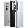 image:imageCasely Galaxy S23 Ultra Case  Fit Check  Neutral Checkerboard  Essential Slim DualLayer Protective DesignBlue Stripes  Sunday Best