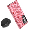 image:imageCasely Galaxy S23 Ultra Case  Fit Check  Neutral Checkerboard  Essential Slim DualLayer Protective DesignBlush Garden  Floral Doodle