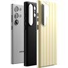 image:imageCasely Galaxy S23 Ultra Case  Fit Check  Neutral Checkerboard  Essential Slim DualLayer Protective DesignButter Yellow Stripes  Sunday Best