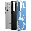 image:imageCasely Galaxy S23 Ultra Case  Fit Check  Neutral Checkerboard  Essential Slim DualLayer Protective DesignCurrent MOOd  Light Blue Cow Print