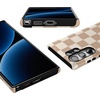 image:imageCasely Galaxy S23 Ultra Case  Fit Check  Neutral Checkerboard  Essential Slim DualLayer Protective DesignFit Check  Neutral Checkerboard