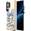 image:imageCasely Galaxy S23 Ultra Case  Fit Check  Neutral Checkerboard  Essential Slim DualLayer Protective DesignHeartstrings  Blue Bow
