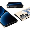 image:imageCasely Galaxy S23 Ultra Case  Fit Check  Neutral Checkerboard  Essential Slim DualLayer Protective DesignHeartstrings  Blue Bow