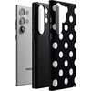 image:imageCasely Galaxy S23 Ultra Case  Fit Check  Neutral Checkerboard  Essential Slim DualLayer Protective DesignHigh Contrast  Black Polka Dot