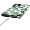 image:imageCasely Galaxy S23 Ultra Case  Fit Check  Neutral Checkerboard  Essential Slim DualLayer Protective DesignLeaf Me Alone  Green Floral Print