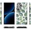 image:imageCasely Galaxy S23 Ultra Case  Fit Check  Neutral Checkerboard  Essential Slim DualLayer Protective DesignLeaf Me Alone  Green Floral Print