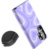 image:imageCasely Galaxy S23 Ultra Case  Fit Check  Neutral Checkerboard  Essential Slim DualLayer Protective DesignLove Song  Lavender Heart