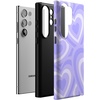 image:imageCasely Galaxy S23 Ultra Case  Fit Check  Neutral Checkerboard  Essential Slim DualLayer Protective DesignLove Song  Lavender Heart