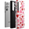 image:imageCasely Galaxy S23 Ultra Case  Fit Check  Neutral Checkerboard  Essential Slim DualLayer Protective DesignLove Struck  Heart Stickers