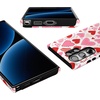 image:imageCasely Galaxy S23 Ultra Case  Fit Check  Neutral Checkerboard  Essential Slim DualLayer Protective DesignLove Struck  Heart Stickers