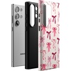image:imageCasely Galaxy S23 Ultra Case  Fit Check  Neutral Checkerboard  Essential Slim DualLayer Protective DesignLover Girlie  Pink Bows