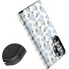 image:imageCasely Galaxy S23 Ultra Case  Fit Check  Neutral Checkerboard  Essential Slim DualLayer Protective DesignNantucket Cottage  Blue Hydrangea