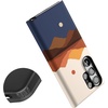 image:imageCasely Galaxy S23 Ultra Case  Fit Check  Neutral Checkerboard  Essential Slim DualLayer Protective DesignOpposites Attract  Day  Night Mountains