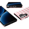 image:imageCasely Galaxy S23 Ultra Case  Fit Check  Neutral Checkerboard  Essential Slim DualLayer Protective DesignQueen of Diamonds  Pink Watercolor