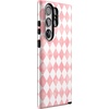 image:imageCasely Galaxy S23 Ultra Case  Fit Check  Neutral Checkerboard  Essential Slim DualLayer Protective DesignQueen of Diamonds  Pink Watercolor