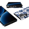 image:imageCasely Galaxy S23 Ultra Case  Fit Check  Neutral Checkerboard  Essential Slim DualLayer Protective DesignRose to Fame  Blue  White Rose Floral