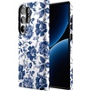 image:imageCasely Galaxy S23 Ultra Case  Fit Check  Neutral Checkerboard  Essential Slim DualLayer Protective DesignRose to Fame  Blue  White Rose Floral